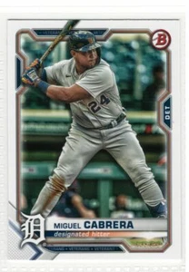 2021 Bowman Baseball #19 Miguel Cabrera - Picture 1 of 2