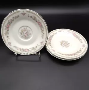 Celebrity Fine China Elizabeth 6.25" Saucers Set of 3 Floral 2345 Japan VTG - Picture 1 of 7