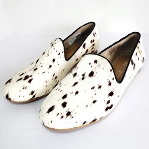 TOMS Darcy Slip On Flats Shoes Size 6 Womens Spotted Cow Casual 10015791 - Picture 1 of 8