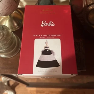 Hallmark Keepsake Christmas Ornament 2021 Barbie Black & White Forever Porcel... - Picture 1 of 1