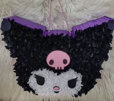 Hello Kitty  Kuromi Purple Piñata Handmade Birthday Party Decor  Small  - Image 1 of 4