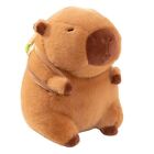 With Hamburg Simulation Capybara Plush Toy Capybara Stuffed Dolls  Birthdaygift