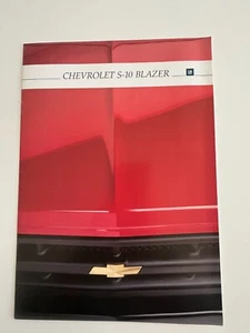 GM General Motors Chevrolet S-10 Blazer 4.3 V6 folleto francés 1992 - Imagen 1 de 1