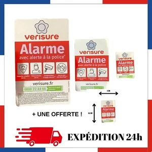 PACK 3 Étiquettes Autocollantes Authentique 2023 alarme VERISURE NEUF - Imagen 1 de 1