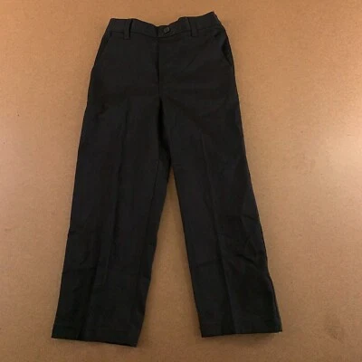 French Toast Boys Size 6 Relaxed Black Pull On Uniform Pants NWT — 第 1/4 张图片