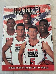 VNT August 1994 Beckett Basketball Monthly Magazine #49 Dream Team II Cover