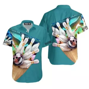 Bowling Sport Hawaiian Shirt For Men & Women - Picture 1 of 3