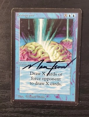 mtg beta braingeyser Signed - Image 1 of 4