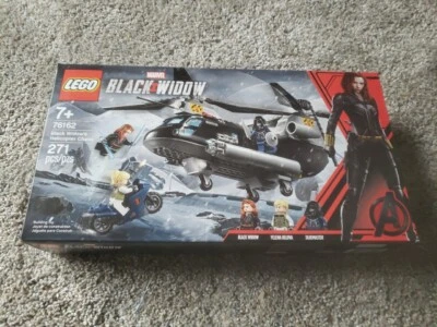 Marvel Super Heroes Lego 76162 Black Widows Helicopter Chase New In Unopened Box - Image 1 of 3