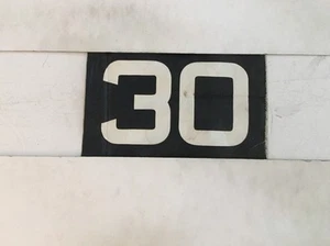 30 Vintage Kelbus Linen Bus Destination Blind Number 1940's- 10 1/2" Wide - Picture 1 of 1