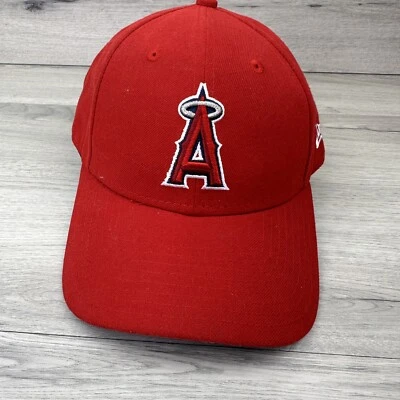 California Angels new era hat Red 9forty Strap Back Cap - Image 1 of 4