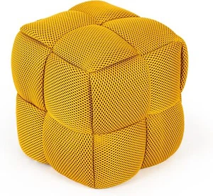 DYHOME Square Bench with Rubik's Cube Design - Multifunctional Footrest & Bedsi - Picture 1 of 19