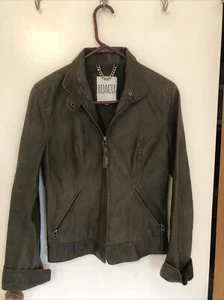 BB DAKOTA Leather Jacket Medium  - Picture 1 of 12