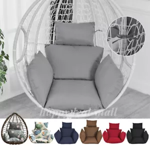 Soft Hanging Egg Swing Seat Chair Cushion Pad Garden Patio Thick Hammock Pillow - Picture 1 of 89