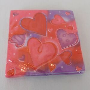 Paper Lunch Napkins Fun Hearts Package of 20 2-Ply Valentine's Day Romance Love