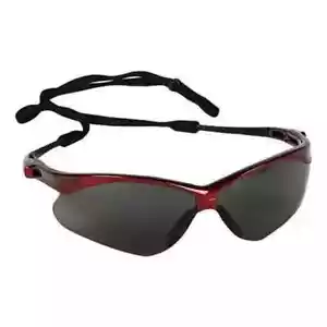 Kleenguard Nemesis Inferno Safety Glasses W/ Red Frame and Smoke Lens-NEW SEALED - Picture 1 of 3