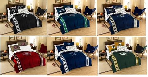NFL Northwest Full Sized Bedding Set 7 Piece Complete Cover