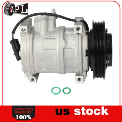 AC A/C Compressor Fits For Dodge Caravan 2.4L 2006 2007 Chrysler Voyager 01-03 - Image 1 of 4