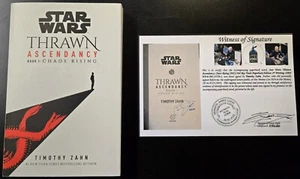 Star Wars Thrawn Ascendancy Chaos Rising (2021) 2nd Print SIGNED by Timothy Zahn - Picture 1 of 7