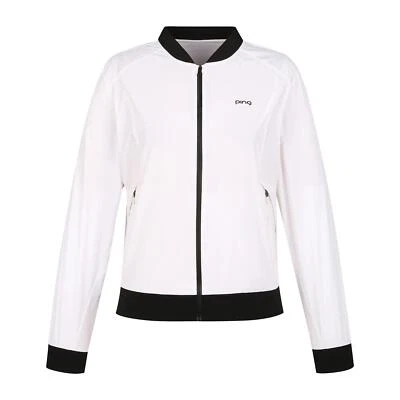 Chaqueta jersey azul elástica de una cara genuina PING para mujer  Foto 1 de 4