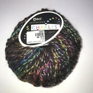 Baci Yarn Collezione S Charles Filati Italy Color 135 Multi Color One Skein Yarn - Picture 1 of 5
