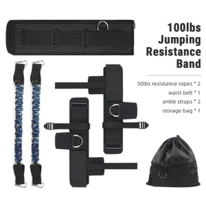 Vertical Jump Trainer Leg Strength Resistance Bands Set for Basketball V4E0 - Picture 1 of 11