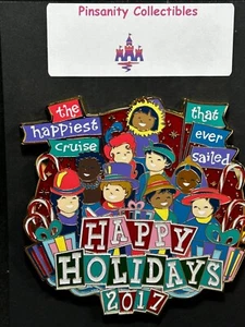 It's A Small World- Happy Holidays- Disneyland Resort Jumbo Pin-LE - Picture 1 of 1