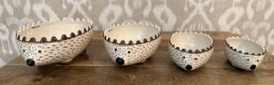 Porcupine Measuring Cups Set of 4 Ceramic Nesting ¼-½-1-1½ Cup Cute Kitchen - Picture 1 of 21
