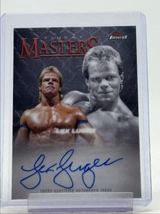 LEX LUGER 2025 TOPPS FINEST WWE MASTERS AUTOGRAPH AUTO Q1215 - Picture 1 of 2