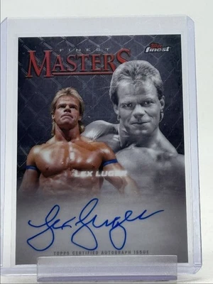 LEX LUGER 2025 TOPPS FINEST WWE MASTERS AUTOGRAPH AUTO Q1215 - Image 1 of 2
