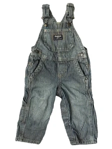 OSHKOSH B Gosh Vintage Overall, Größe 9 Monate, Railroad Vestbak USA 80er 90er - Bild 1 von 4