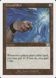 1x Crystal Rod - LP - 6th Edition - SPARROW MAGIC mtg - Picture 1 of 1