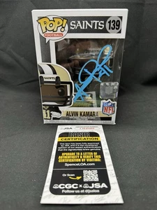 Alvin Kamara Autograph Signed Funko Pop NFL New Orleans Saints #139 JSA COA - Picture 1 of 8