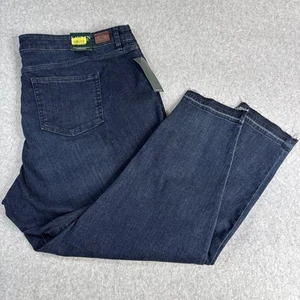 Ralph Lauren Neu mit Etikett bestickt Skinny Cropped Jeans Damen Plus 22W blau Denim - Bild 1 von 12