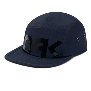 Oakley Mark II 5 Panel Hydrolix Moisture Wicking Black Hat Cap Lid - Picture 1 of 4