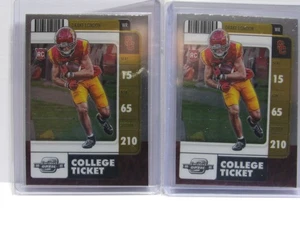 Lote de 2 quilates de tarjeta de novato de boleto dorado óptico Drake London 2022 # 12 Atlanta sin precio base - Imagen 1 de 1