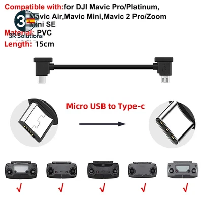 Cable OTG Mando Móvil Tablet Tipo C Lightning Conector USB Juegos Android - Imagen 1 de 4