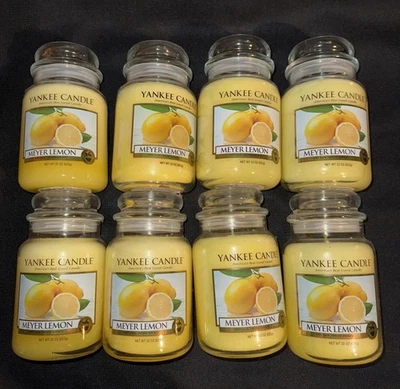 1- NEW Yankee Candle Meyer Lemon Classic 22oz Jar - Image 1 of 4