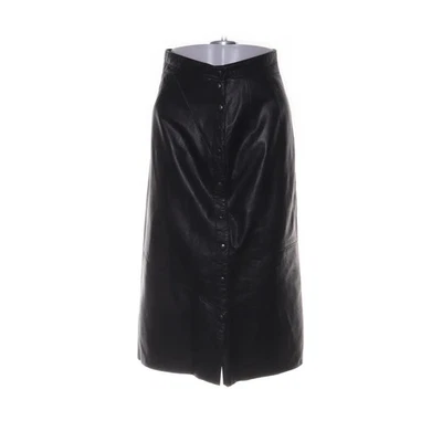 C&A, Lederrock, Größe: XS, Grau, Leder, Einfarbig, Damen #AhO - Bild 1 von 4