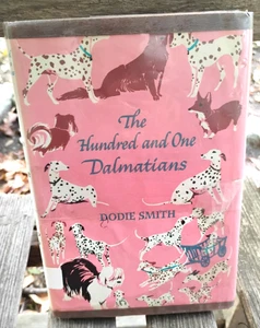The Hundred and One Dalmatians Dodie Smith 1957 HC Pink Dust Jacket 1st Edition - Picture 1 of 12