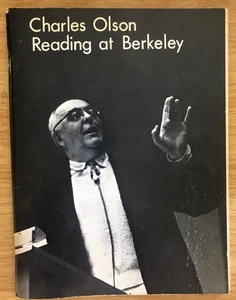 CHARLES OLSON READING AT BERKELEY 1966 AS TRANSCRIBED BY ZOE BROWN - Picture 1 of 9