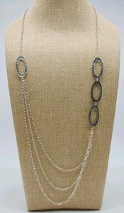 Collar modernista martillado vintage de plata de ley Silpada - Imagen 1 de 9
