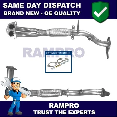 Rampro Front Exhaust Pipe + Fitting Kit Fits Mitsubishi Space Star 2000-2002 1.8 - Изображение 1 из 4