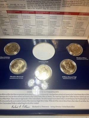 2013 UNITED STATES MINT ANNUAL UNCIRCULATED DOLLAR COIN SET ! Incomplete!!! - Image 1 of 2