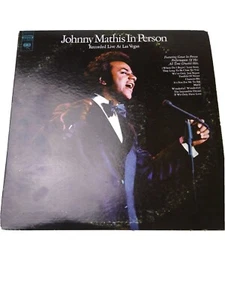 Johnny Mathis In Person Live At Las Vegas Lp Vinyl - Foto 1 di 9