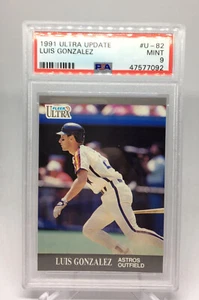 1991 Fleer Ultra Update Baseball Luis Gonzalez PSA 9 Houston Astros - Picture 1 of 2