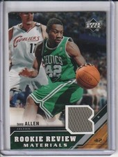 Tony Allen 2005-06 Upper Deck Rookie Review Materials Jersey Card 