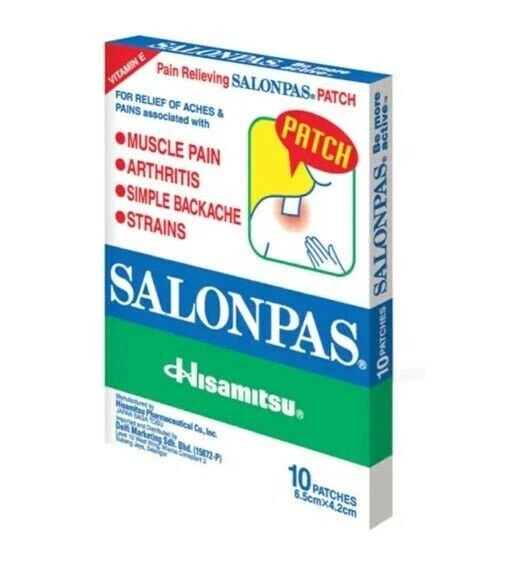 salonpas patches (10 small patches)