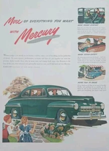 1946 vintage Mercury print ad. More of everything you want with mercury - Picture 1 of 1
