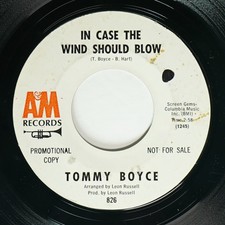 TOMMY BOYCE - IN CASE THE WIND SHOULD BLOW - A&M LABEL PROMO 45!